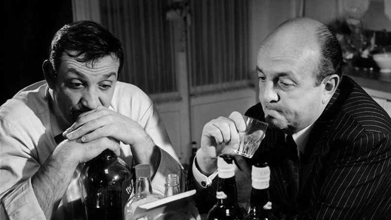 Les tontons flingueurs de GeorgesLautner avec Lino Ventura et Bernard Blier 1963